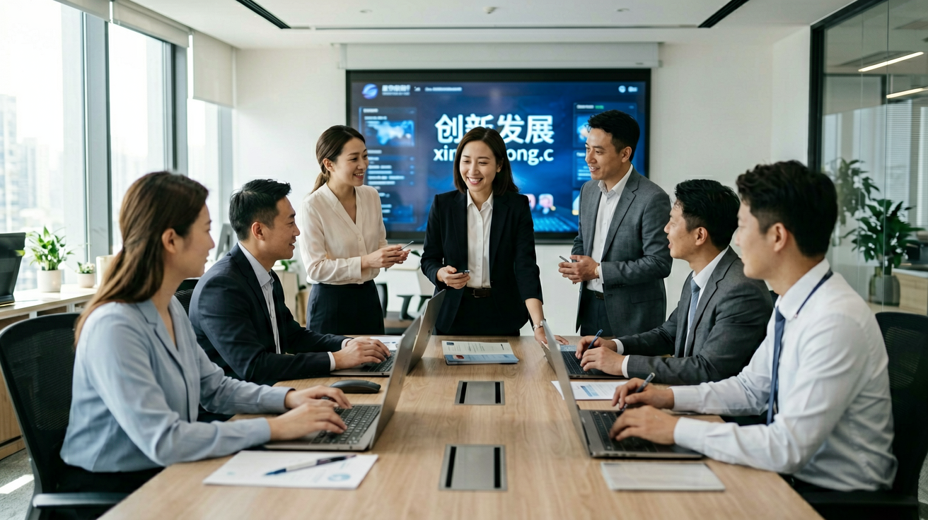星空中国公司办公环境，展现专业企业品牌形象